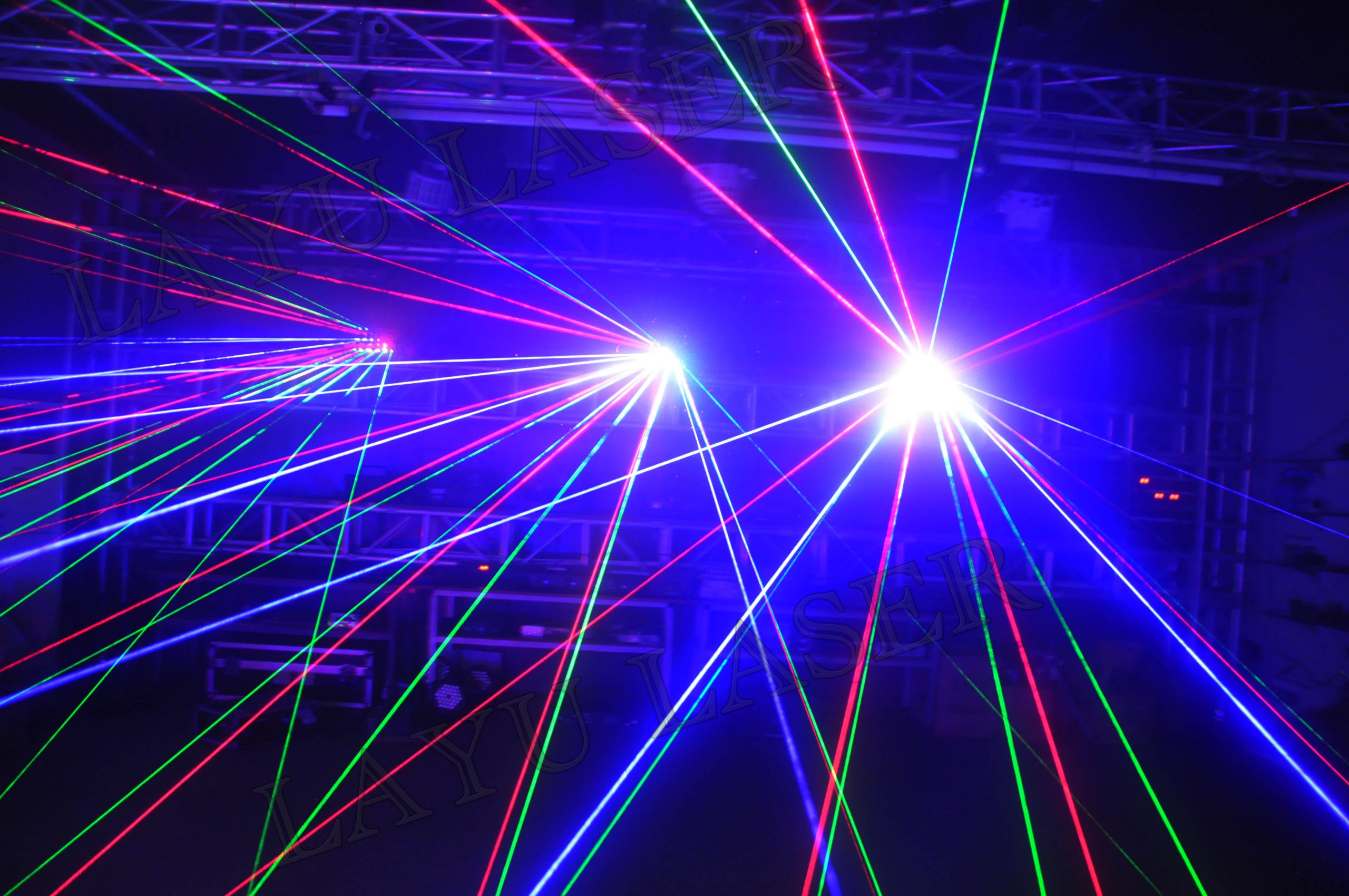 DragonX Laser Light System Projector Beam Array RGB x3